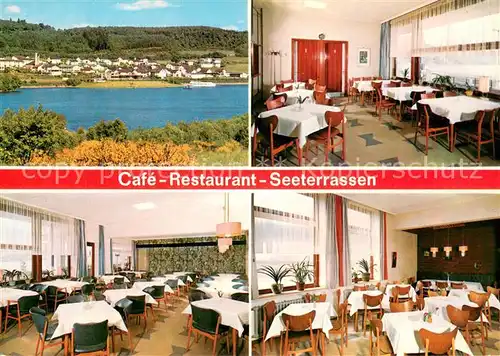 AK / Ansichtskarte Sondern_Biggesee Restaurant Cafe Seeterrassen DB Gaststaette Sondern Biggesee