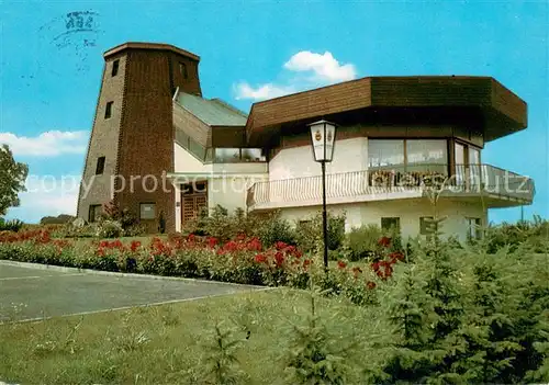 AK / Ansichtskarte Lohe_Bad_Oeynhausen Cafe Restaurant Windmuehle Lohe_Bad_Oeynhausen