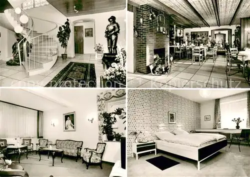 AK / Ansichtskarte Kreuztal_Westfalen Hotel Restaurant Keller Fremdenzimmer Treppenaufgang Kreuztal_Westfalen