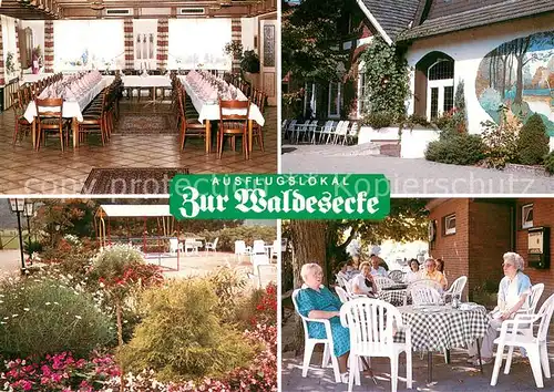 AK / Ansichtskarte Stadtlohn Bueren Hotel Ausflugslokal Zur Waldesecke Restaurant Terrasse 
