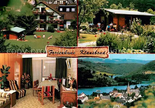 AK / Ansichtskarte Einruhr Ferienhaus Klausbend Panorama Eifeler Seenplatte Einruhr