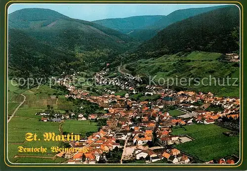 AK / Ansichtskarte St_Martin_Rheinpfalz Fliegeraufnahme St_Martin_Rheinpfalz