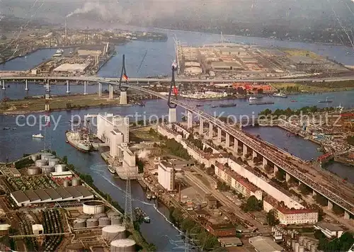 AK / Ansichtskarte Hamburg Koehlbrandbruecke Fliegeraufnahme Hamburg