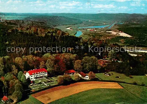 AK / Ansichtskarte Dorfen_Wolfratshausen Arbeiterwohlfahrt Muettergenesungsheim Buchenwinkel Fliegeraufnahme Dorfen Wolfratshausen
