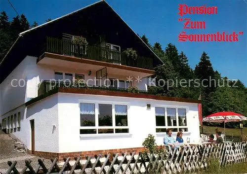 AK / Ansichtskarte Scheibe Alsbach Pension Zum Sonnenblick Scheibe Alsbach