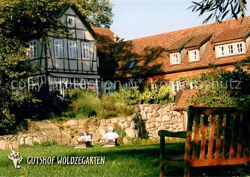 AK / Ansichtskarte Woldzegarten Gutshof Woldzegarten Woldzegarten