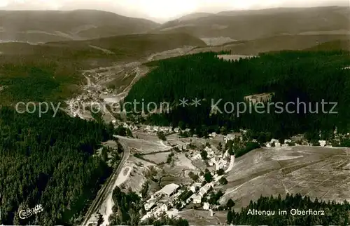 AK / Ansichtskarte Altenau_Harz Fliegeraufnahme Altenau Harz