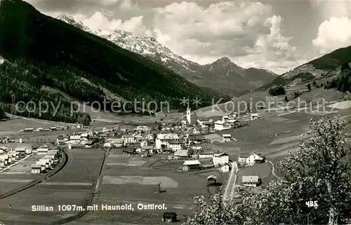 AK / Ansichtskarte Sillian_Tirol Panorama mit Haunold Sillian Tirol