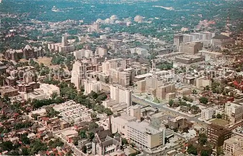AK / Ansichtskarte Toronto_Canada Aerial view of University Ave Toronto Canada