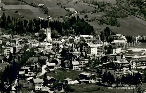 AK / Ansichtskarte Bad_Hofgastein Fliegeraufnahme mit Thermalbad Bad_Hofgastein