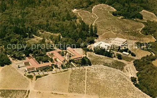 AK / Ansichtskarte Napa The Christian Brothers Monastery and Winery Air view 