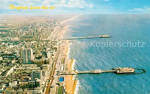 AK / Ansichtskarte Brighton_East_Sussex Fliegeraufnahme Brighton_East_Sussex