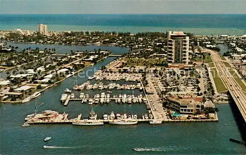 AK / Ansichtskarte Fort_Lauderdale Pier 66 Hotel and Marina Air view 