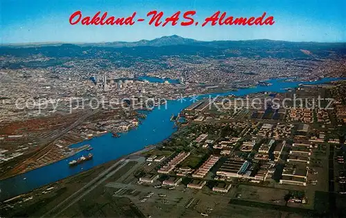 AK / Ansichtskarte Oakland_California NAS Alameda Air view 