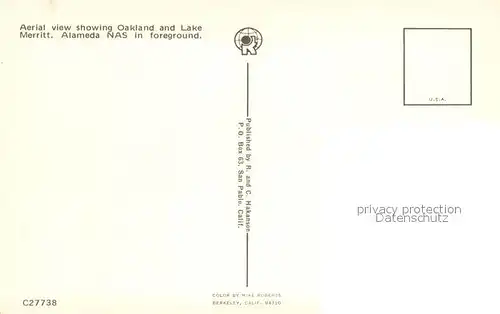 AK / Ansichtskarte Oakland_California NAS Alameda Air view 