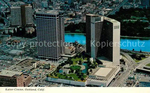 AK / Ansichtskarte Oakland_California Kaiser Center Air view 