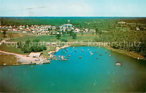 AK / Ansichtskarte Ontario_Canada Aerial view of Long Sault Marina Ontario Canada