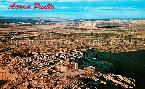 AK / Ansichtskarte Acoma_Pueblo Fliegeraufnahme Acoma Pueblo