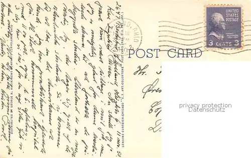 AK / Ansichtskarte Cleveland_Ohio Aerial View of Downtown Cleveland_Ohio