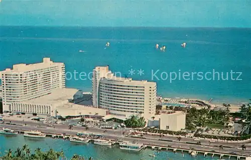 AK / Ansichtskarte Miami_Beach The Fontainebleau Hotel Cabana and Yacht Club 