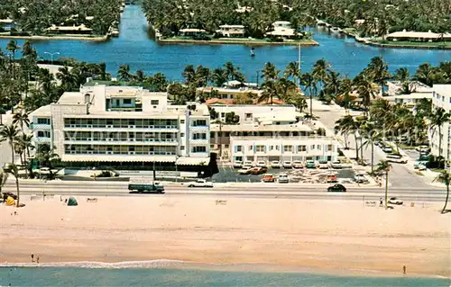 AK / Ansichtskarte Fort_Lauderdale The Marlin Beach Hotel Air view 