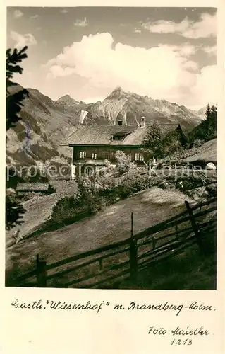 AK / Ansichtskarte Mayrhofen_Zillertal Alpengasthof Wiesenhof Mayrhofen_Zillertal