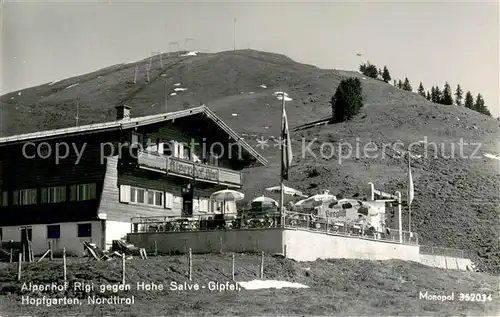 AK / Ansichtskarte Hopfgarten_Brixental Alpenhof Rigi mit Hohe Salve Gipfel Hopfgarten Brixental