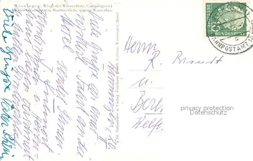 AK / Ansichtskarte Winningen_Mosel Fliegeraufnahme Winningen Mosel