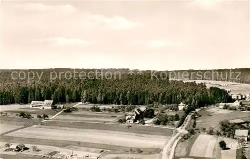 AK / Ansichtskarte Rodt_Lossburg Fliegeraufnahme mit Kurheim Hohenrodt Rodt Lossburg