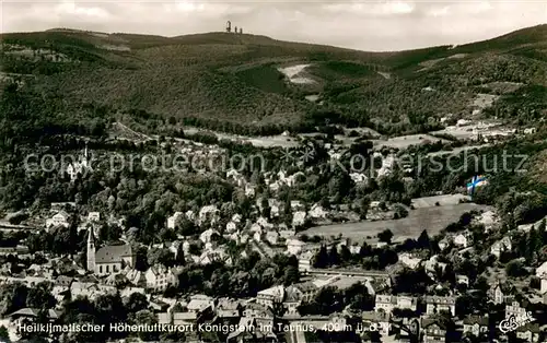 AK / Ansichtskarte Koenigstein_Taunus Fliegeraufnahme Koenigstein_Taunus