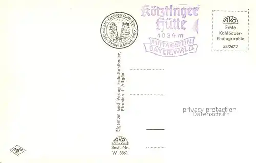 AK / Ansichtskarte Koetzting mit Kaitersberg Koetzting