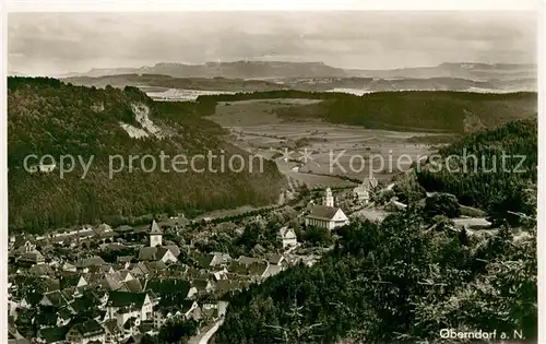 AK / Ansichtskarte Oberndorf_Neckar Fliegeraufnahme Oberndorf Neckar