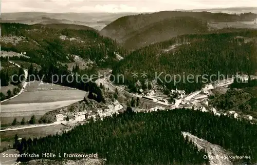 AK / Ansichtskarte Hoelle_Marxgruen Fliegeraufnahme Hoelle_Marxgruen