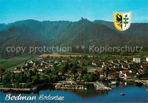 AK / Ansichtskarte Bodman_Bodensee Fliegeraufnahme Bodman Bodensee