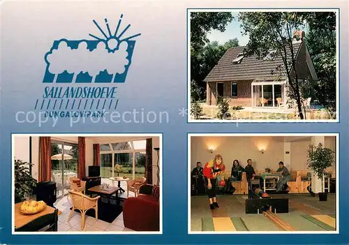 AK / Ansichtskarte Nieuw_Heeten Bungalowpark Sallandshoeve Gaststube Kegelbahn Nieuw Heeten