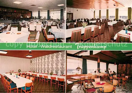 AK / Ansichtskarte Trappenkamp Hotel Waldrestaurant Trappenkamp Gastraeume Trappenkamp