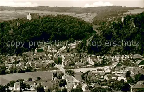 AK / Ansichtskarte Riedenburg_Altmuehltal Panorama Blick auf den Ort mit Schloss Riedenburg Altmuehltal