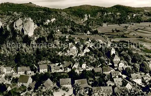 AK / Ansichtskarte Streitberg_Oberfranken Panorama Blick auf den Ort Fraenkische Schweiz Streitberg Oberfranken