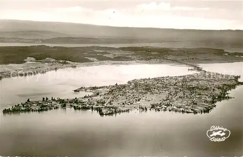 AK / Ansichtskarte Insel_Reichenau Fliegeraufnahme Insel Reichenau