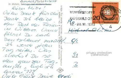 AK / Ansichtskarte Sehringen Fliegeraufnahme Sehringen