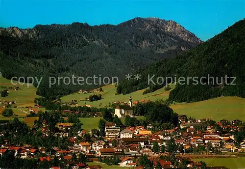 AK / Ansichtskarte Ruhpolding Panorama Luftkurort gegen Hochfelln Chiemgauer Alpen Ruhpolding
