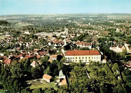 AK / Ansichtskarte Dachau Fliegeraufnahme mit Schloss Dachau