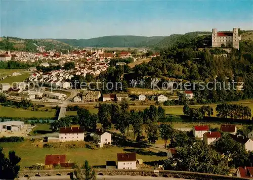 AK / Ansichtskarte Eichstaett_Oberbayern Panorama mit Willibaldsburg von Elias Hall Eichstaett_Oberbayern