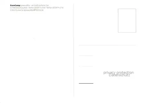 AK / Ansichtskarte Gross_Leuthen EuroCamp Spreewaldtor am Gross Leuthener See Fliegeraufnahme Gross_Leuthen