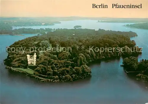 AK / Ansichtskarte Berlin Pfaueninsel Fliegeraufnahme Berlin