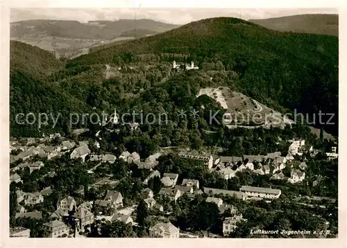 AK / Ansichtskarte Jugenheim_Seeheim Jugenheim Fliegeraufnahme Jugenheim