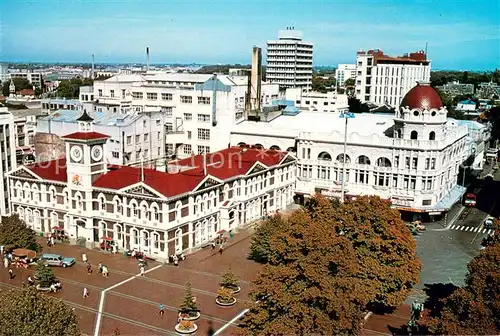 AK / Ansichtskarte Christchurch_Canterbury Christchurch Cathedral and Post Office Fliegeraufnahme Christchurch_Canterbury