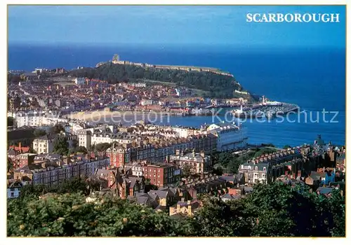 AK / Ansichtskarte Scarborough_UK South Bay View from Olivers Mount Scarborough UK