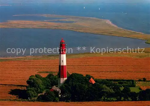 AK / Ansichtskarte Fluegge_Fehmarn Leuchtturm Ostseeinsel Fliegeraufnahme Fluegge Fehmarn