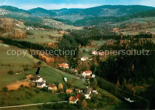 AK / Ansichtskarte Puergl_Bogen_Niederbayern Luxus Appartement Haus "Ferien vom Ich" Fliegeraufnahme Puergl_Bogen_Niederbayern